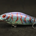 wLure Crankbait Fishing Lure 13g 9cm Medium Size 1-2 Meter Depth 3D Hard Vivid Eyes Tight Wobbler and High Frequent Action C735