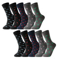 5 Pairs Men's Socks Cotton Business New Fashion Funny | SAMAG