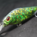 wLure Crankbait Fishing Lure 13g 9cm Medium Size 1-2 Meter Depth 3D Hard Vivid Eyes Tight Wobbler and High Frequent Action C735
