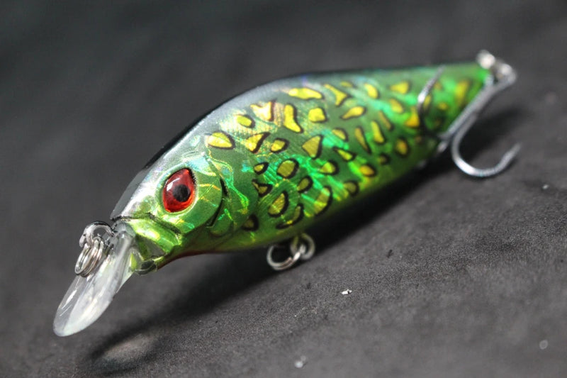 wLure Crankbait Fishing Lure 13g 9cm Medium Size 1-2 Meter Depth 3D Hard Vivid Eyes Tight Wobbler and High Frequent Action C735