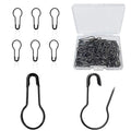 100pcs/set Metal Gourd Pins Bulb Safety Pins with Box for Quilting Sewing DIY Crafting Calabash Pins Knitting Stitch Marker