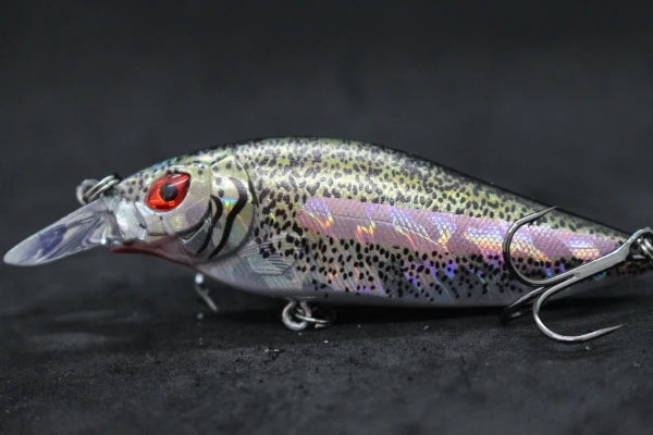 wLure Crankbait Fishing Lure 13g 9cm Medium Size 1-2 Meter Depth 3D Hard Vivid Eyes Tight Wobbler and High Frequent Action C735