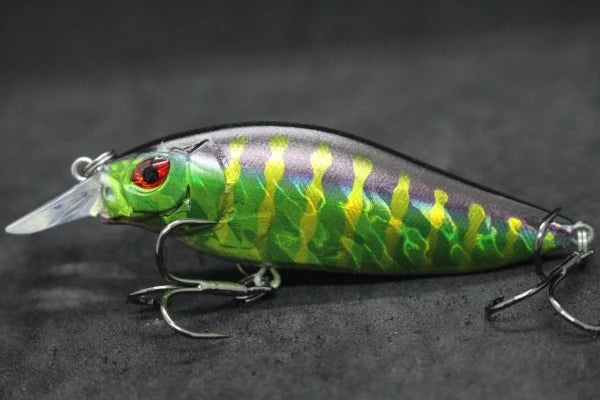 wLure Crankbait Fishing Lure 13g 9cm Medium Size 1-2 Meter Depth 3D Hard Vivid Eyes Tight Wobbler and High Frequent Action C735