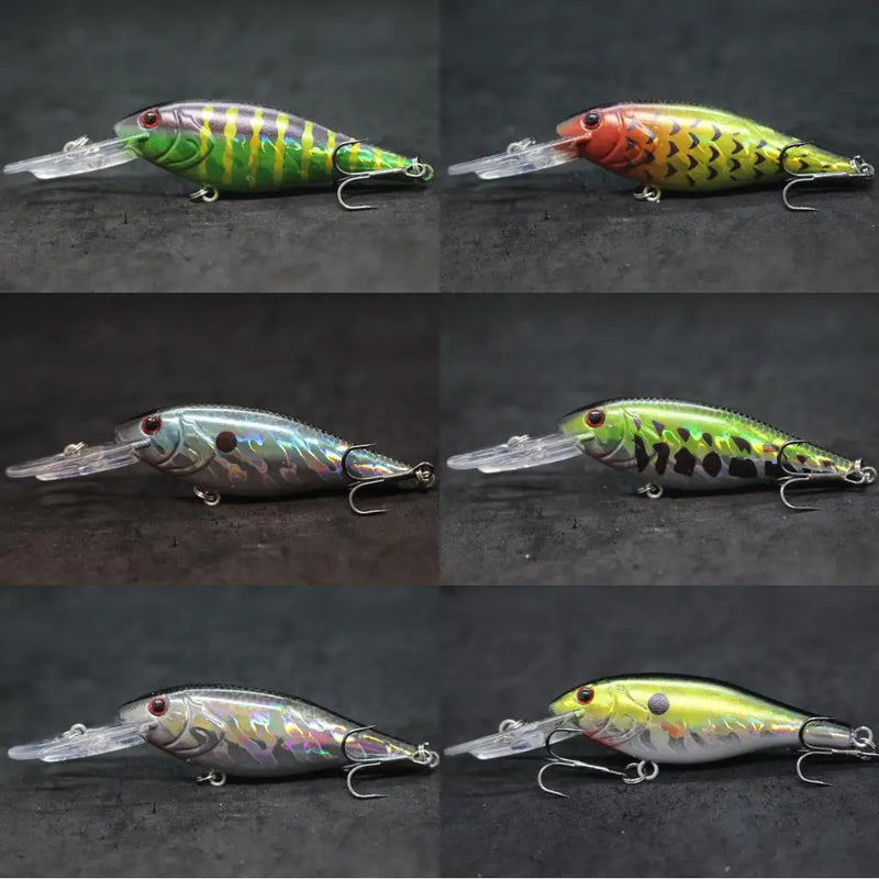wLure Jerkbait Fishing Lure 11g 9.5cm 2.5 Meter Diving Crankbait Very Tight Wobbler with Darting 20 Colors C187