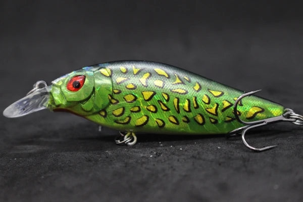 wLure Crankbait Fishing Lure 13g 9cm Medium Size 1-2 Meter Depth 3D Hard Vivid Eyes Tight Wobbler and High Frequent Action C735
