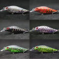wLure Crankbait Fishing Lure 13g 9cm Medium Size 1-2 Meter Depth 3D Hard Vivid Eyes Tight Wobbler and High Frequent Action C735