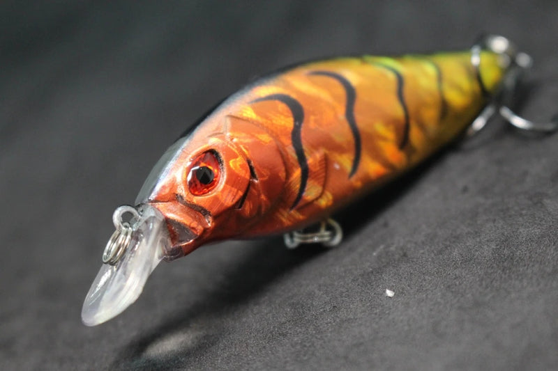 wLure Crankbait Fishing Lure 13g 9cm Medium Size 1-2 Meter Depth 3D Hard Vivid Eyes Tight Wobbler and High Frequent Action C735