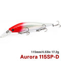 TSURINOYA 115mm 17.2g Suspending Minnow Fishing Lure - View 14 | SAMAG
