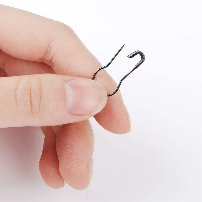 100pcs/set Metal Gourd Pins Bulb Safety Pins with Box for Quilting Sewing DIY Crafting Calabash Pins Knitting Stitch Marker